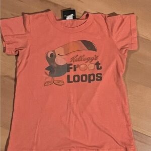 Junk Food Clothing Orange Froot Loops Kids Tee